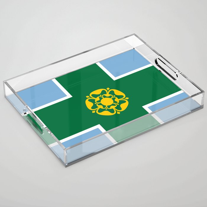 Flag of Derbyshire Acrylic Tray