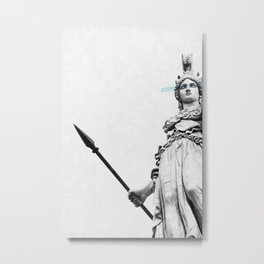Athena the goddess of wisdom Metal Print | Black And White, Drawing, Goddess, Film, Ancient, Athena, Statue, Painting, History, Photo 