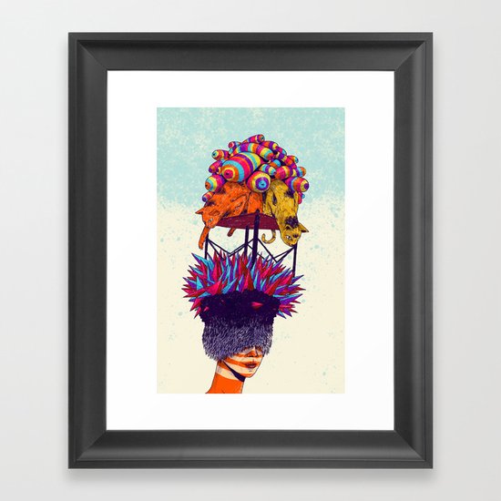 Full head Framed Art Print