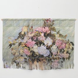 Vincent Van Gogh Vase With Roses Wall Hanging