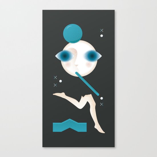 Not a Word Canvas Print