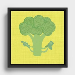 Healthy vegetable broccoli Framed Canvas