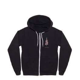 Botanic Flower Identification Zip Hoodie