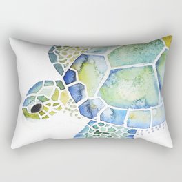 Sea Turtle - coastal - beach - sealife - ocean animals Rectangular Pillow