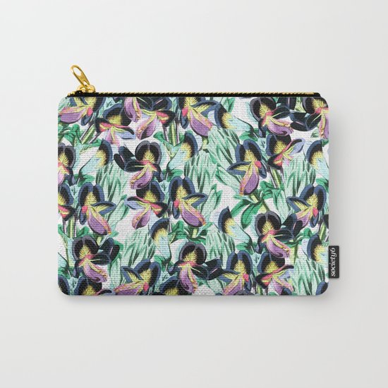Floral Flutter #society6 #decor #buyart Carry-All Pouch
