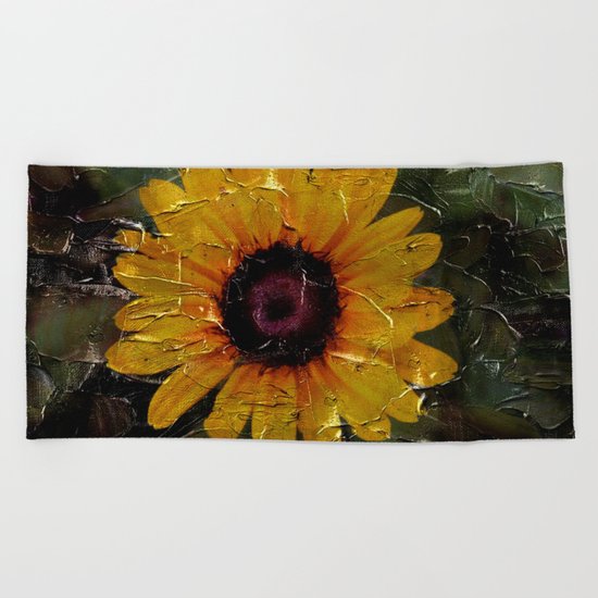 Peacefully Simple Beach Towel
