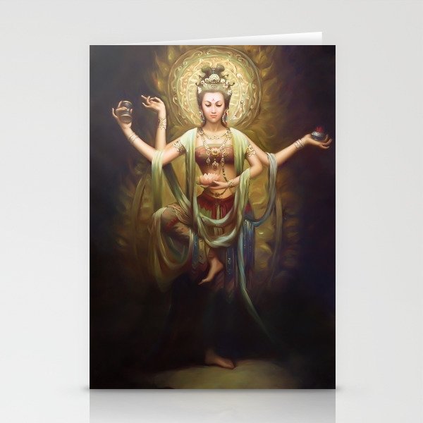 Quan Yin, The Mother and Goddess of Compassion  Stationery Cards