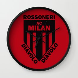 Slogan: Ac Milan Wall Clock