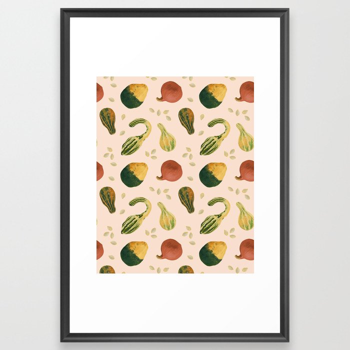 Pumpkins Galore Framed Art Print