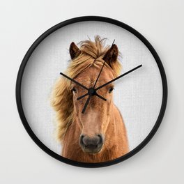 Wild Horse - Colorful Wall Clock