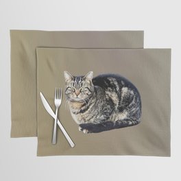 Tabby Cat Sitting Placemat
