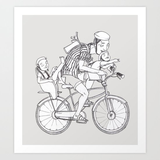 bicycle Art Print