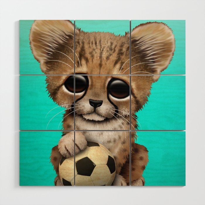 Cheetah Cub Playing With Basketball  Sticker for Sale by jeff bartels