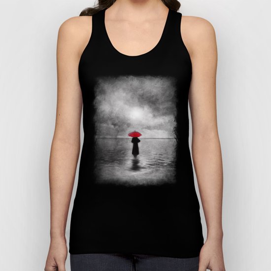 waiting in the sea II - by Viviana Gonzalez Unisex Tank Top