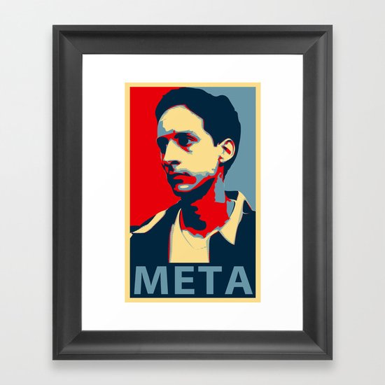 Meta Framed Art Print