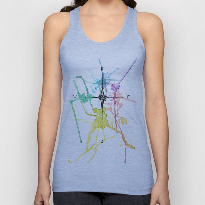 Colored Direction Tank Top