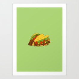 Let's Taco Bout it Art Print