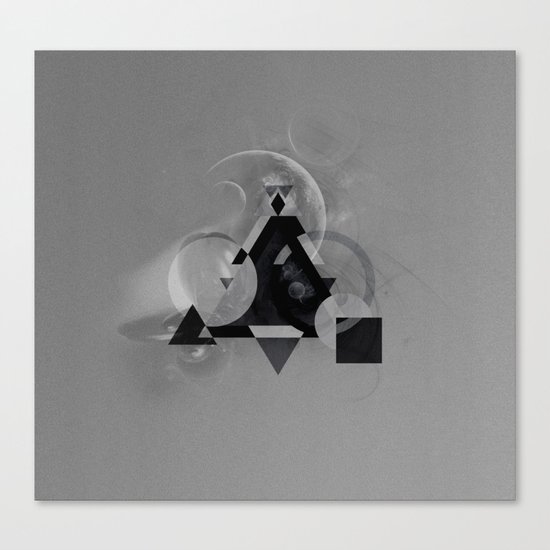 Abstract Triangle Canvas Print