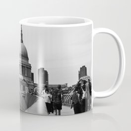 Millenium Bridge and St Paul's Cathedral. Coffee Mug