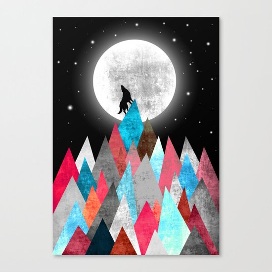 Wofl XOX Canvas Print