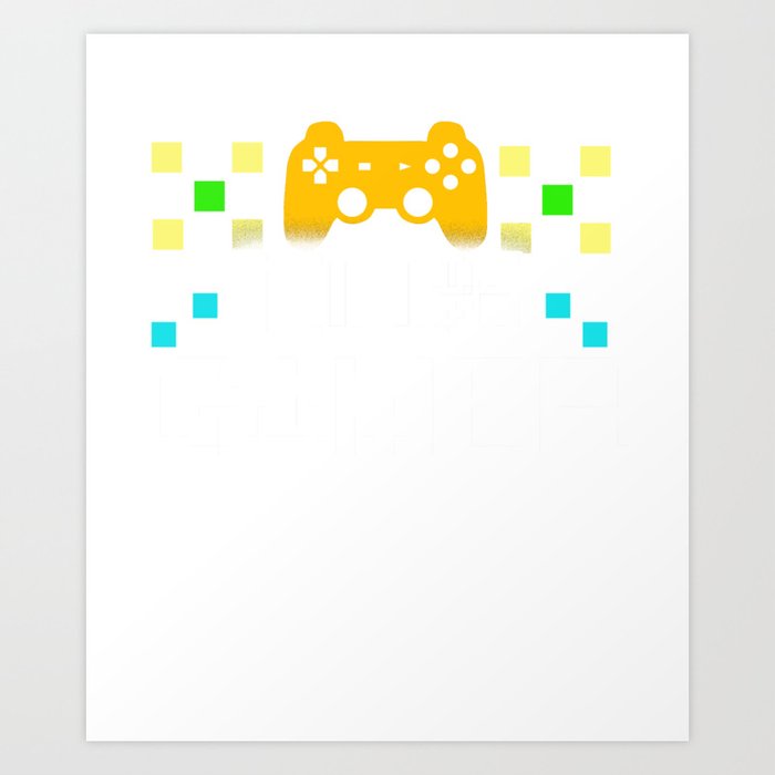 100 Gamer Videogames Keyboards Gaming Controller Joystick Gamers Gift Art Print By Tomgiant