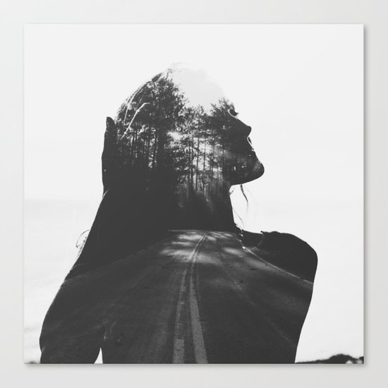 Homesick for places Ive never been Canvas Print