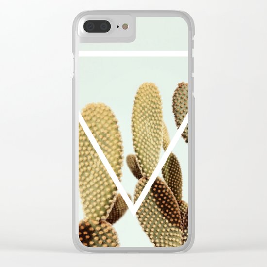 Cactus geometry Clear iPhone Case