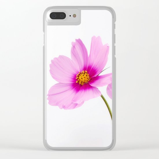 cosmea flowers Clear iPhone Case