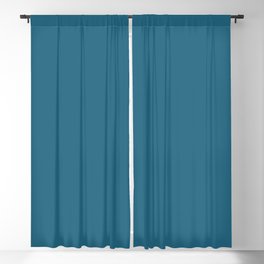Intrinsic Dark Blue Solid Color Pairs To Sherwin Williams Georgian Bay SW 6509 Blackout Curtain