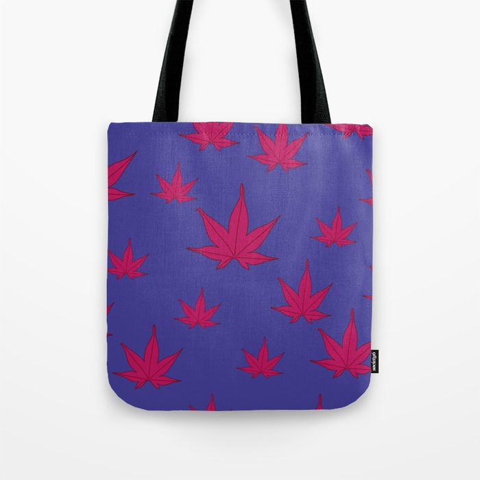 pattern maple leaf Tote Bag