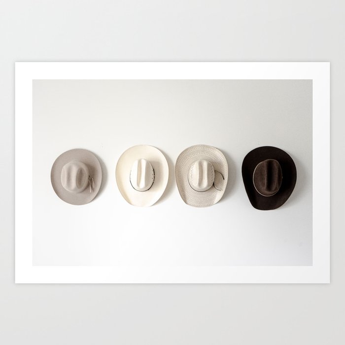 Cowboy Hat Wall Art Print