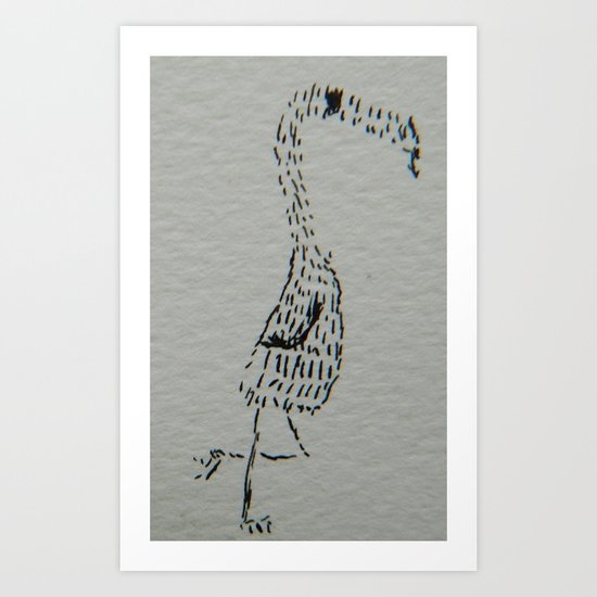 Jeffery the Jerk Art Print