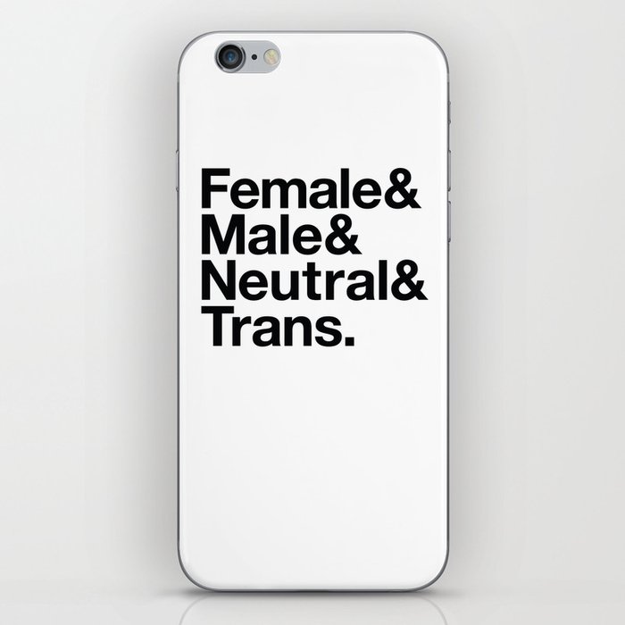 All Equal Genders iPhone Skin