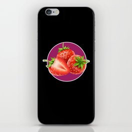 Strawberry Fruit Strawberry Fruit Fruit iPhone Skin