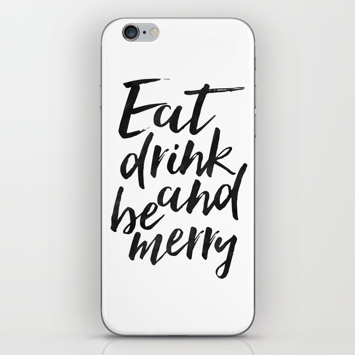 Kitchen Wall Decor Eat Drink And Be Merry Motivational Poster