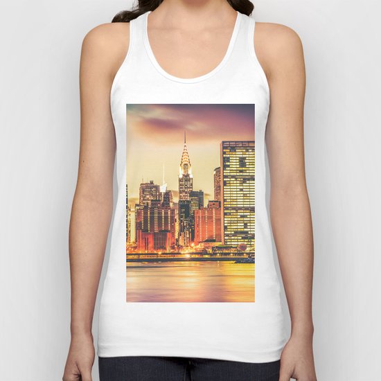 New York City Skyline Unisex Tank Top