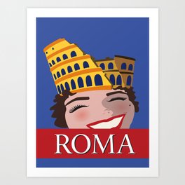 Roma Princess Art Print