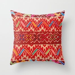 Tela Chiapaneca fabric Throw Pillow