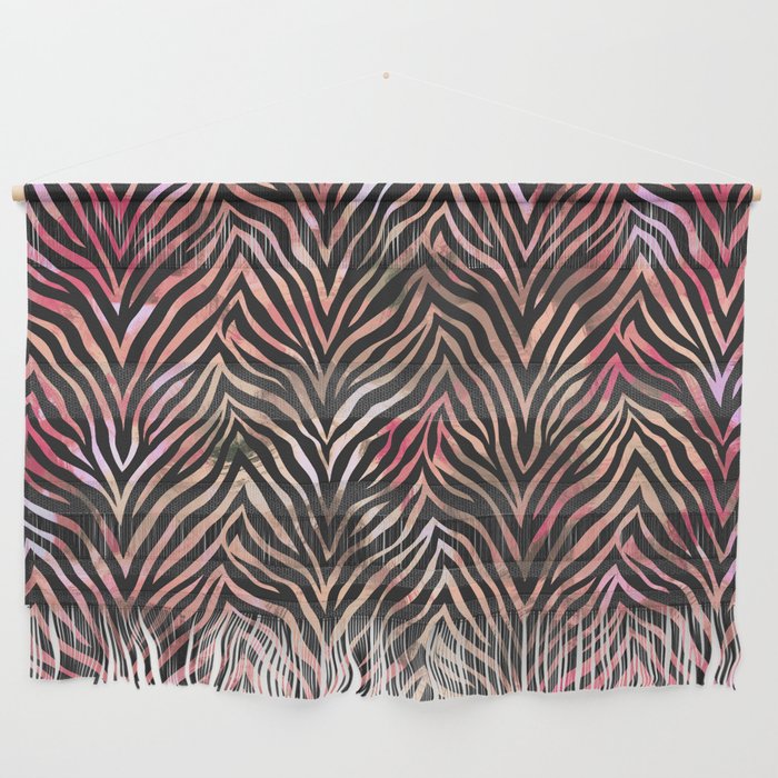 Zebra in color Wall Hanging