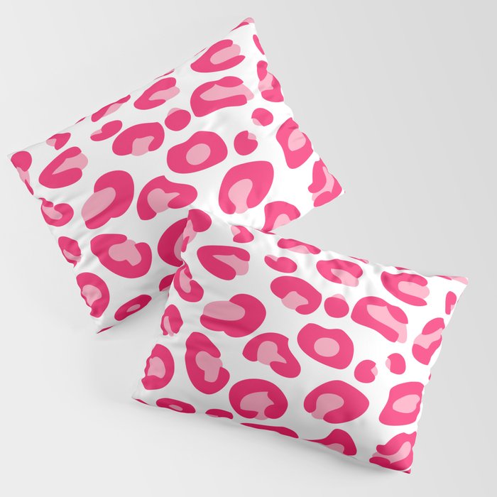 Pink Leopard Print Pillow Sham