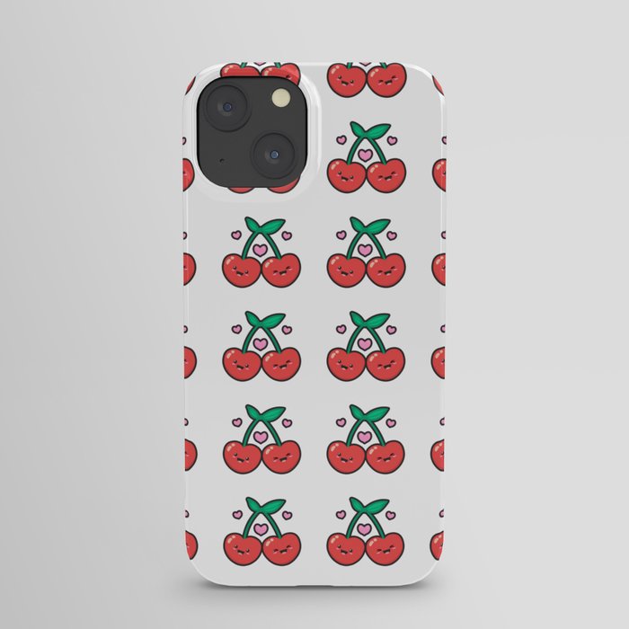 Cherry Pattern iPhone Case