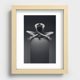 Nude woman fine art 3 Recessed Framed Print