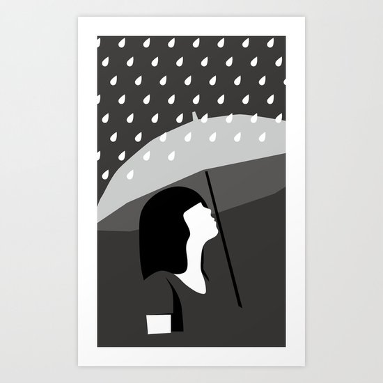 close to tears Art Print