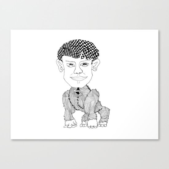 Monkey Boy Canvas Print