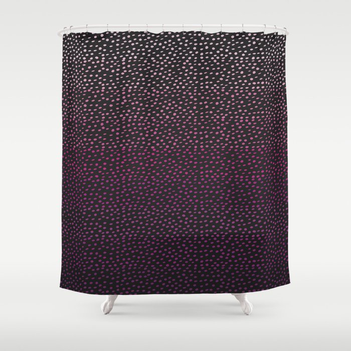 Ombre Dots Shower Curtain