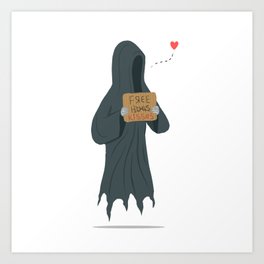 Dementor's Kiss Art Print