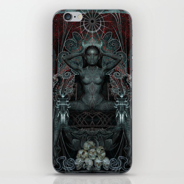 Triptych: Shakti - Black Goddess iPhone Skin