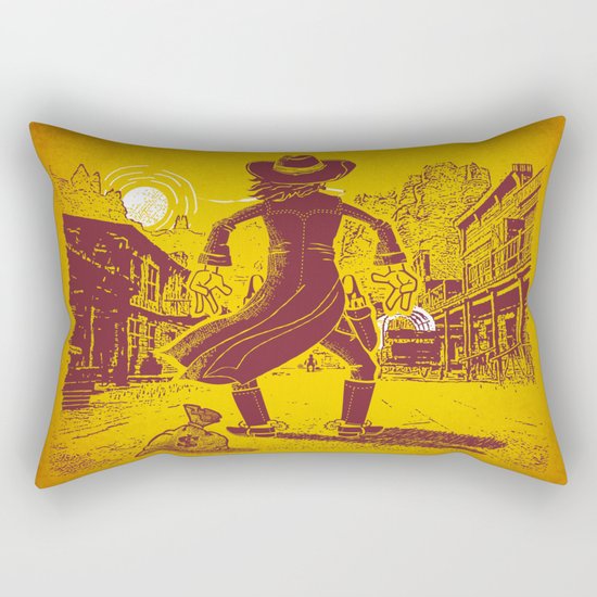 The Last Showdown - The bad guy Rectangular Pillow
