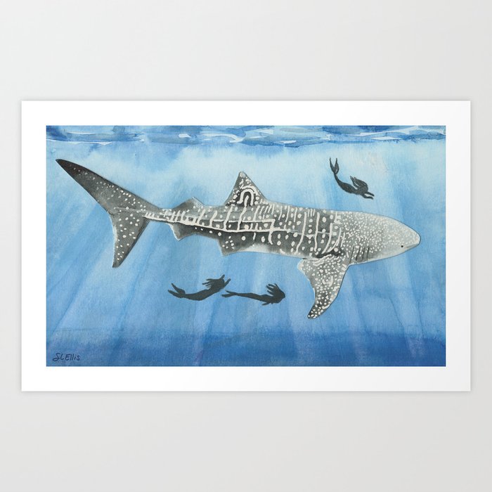 Whale Shark Art Print