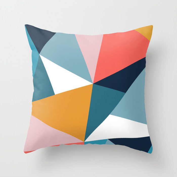 Modern Geometric 35 Throw Pillow